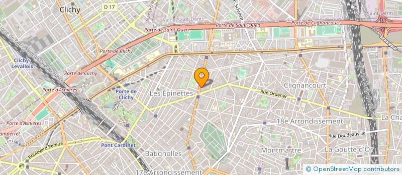 localisation de l'entreprise SAINT OUEN PRIMEUR à PARIS
