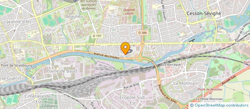 localisation de l'entreprise SAINT PAIR IMMO  CESSON-SEVIGNE