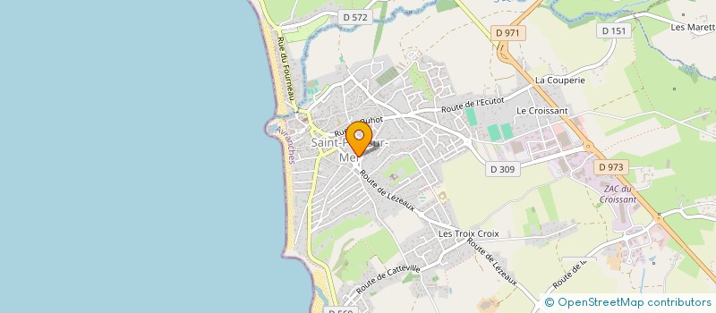 localisation de l'entreprise SAINT PAIR MEDICA à SAINT-PAIR-SUR-MER