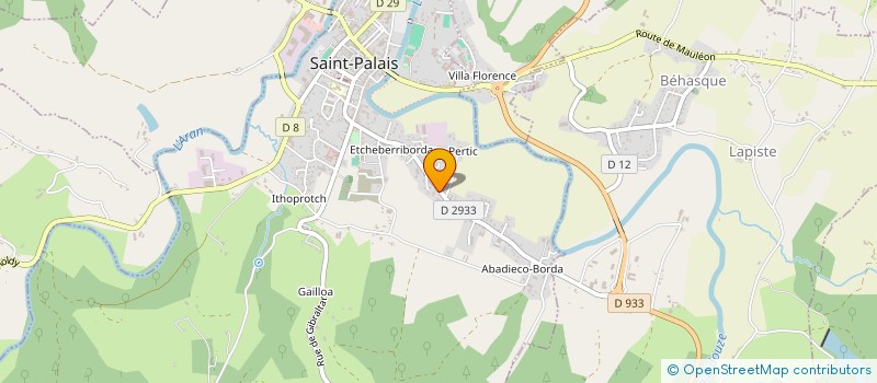 localisation de l'entreprise SAINT PALAIS FOOTBALL CLUB à SAINT-PALAIS