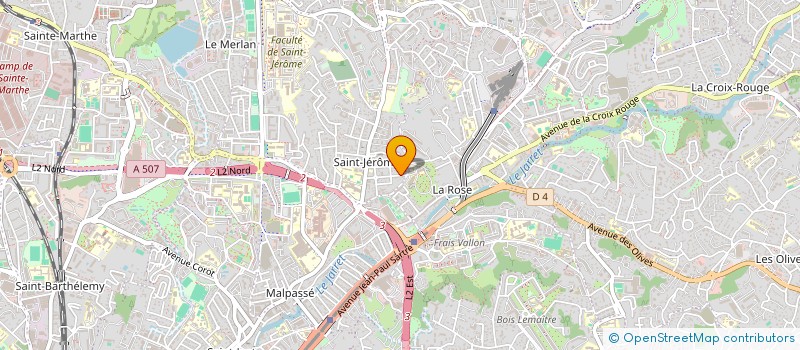localisation de l'entreprise SAINT PATRICK à MARSEILLE