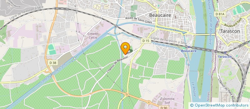 localisation de l'entreprise SAINT PAUL  BEAUCAIRE