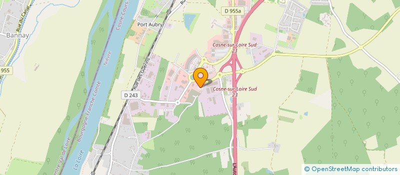 localisation de l'entreprise SAINT PAUL à COSNE-COURS-SUR-LOIRE