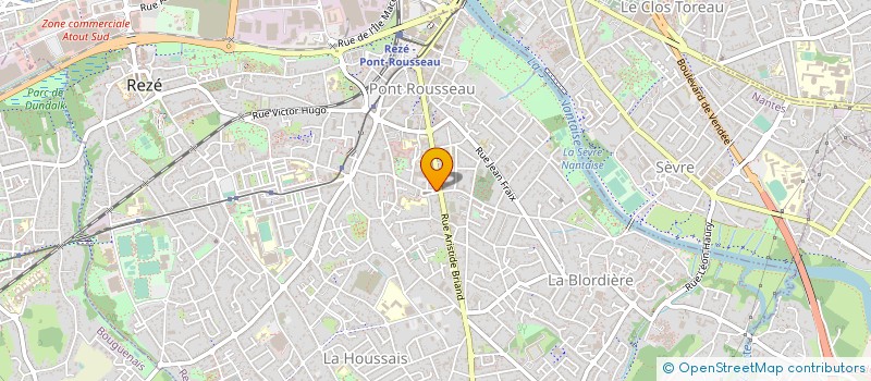 localisation de l'entreprise SAINT-PAUL à REZE