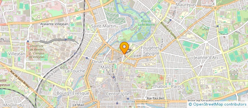 localisation de l'entreprise SAINT PAUL  RENNES