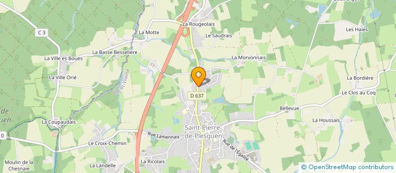 localisation de l'entreprise SAINT PAUL  MESNIL-ROC'H