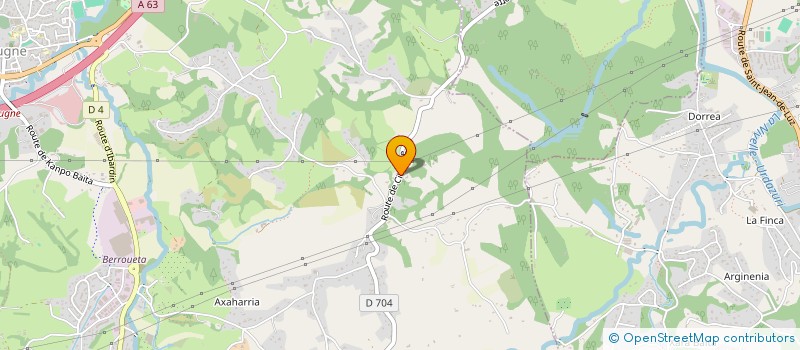 localisation de l'entreprise SAINT PAUL  URRUGNE