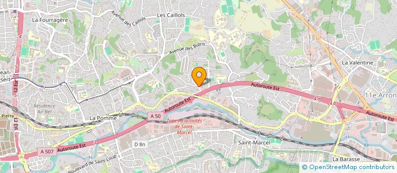 localisation de l'entreprise SAINT PAUL à MARSEILLE