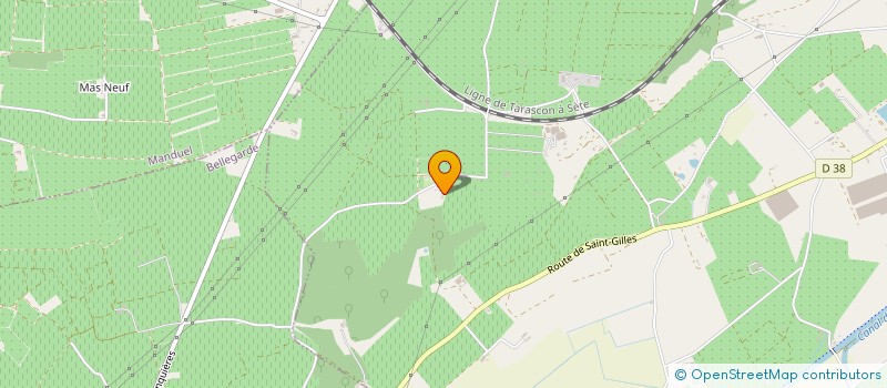 localisation de l'entreprise SAINT-PAUL  BEAUCAIRE