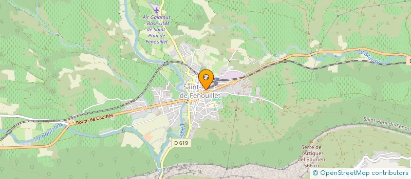 localisation de l'entreprise SAINT PAUL D'ANGLES  SAINT-PAUL-DE-FENOUILLET