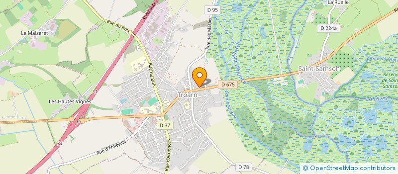 localisation de l'entreprise SAINT PAUL EN PLAINE  TROARN