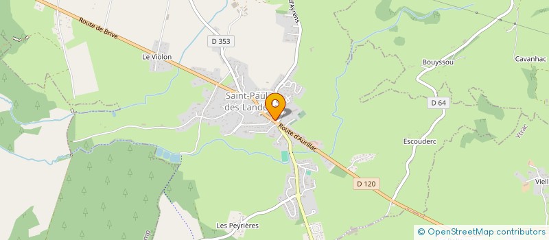 localisation de l'entreprise SAINT PAUL PAIN à SAINT-PAUL-DES-LANDES