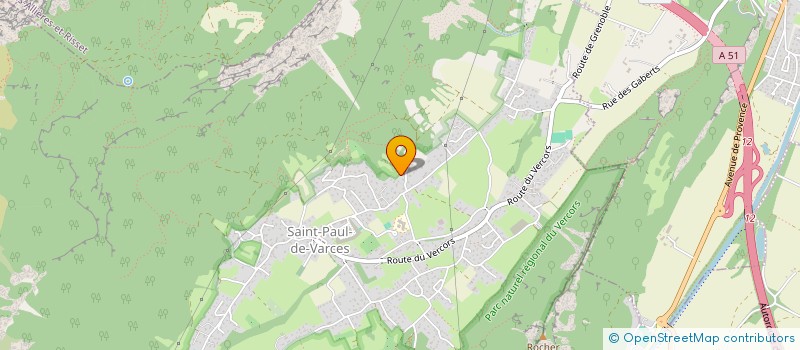 localisation de l'entreprise SAINT PAUL - VERCORS  SAINT-PAUL-DE-VARCES