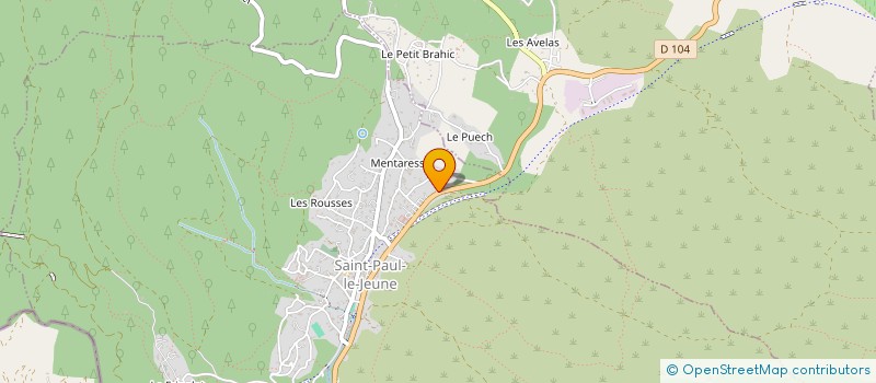 localisation de l'entreprise SAINT-PAULIENNE DE GESTION à SAINT-PAUL-LE-JEUNE
