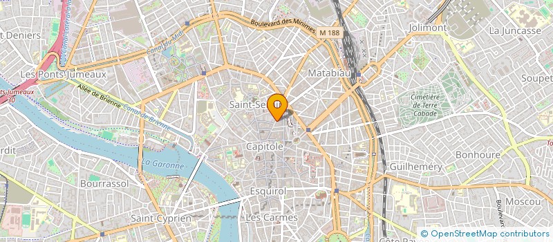 localisation de l'entreprise SAINT PAULIN à TOULOUSE