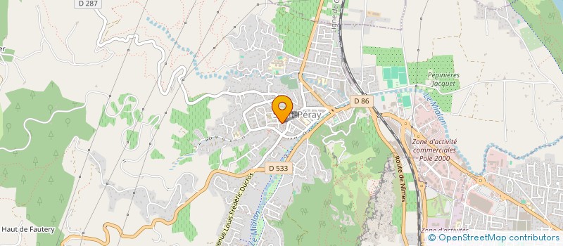 localisation de l'entreprise SAINT PERAY AUDITION  SAINT-PERAY