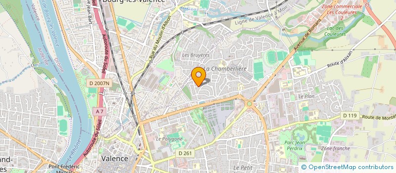 localisation de l'entreprise SAINT PERAY DISTRIBUTION à VALENCE