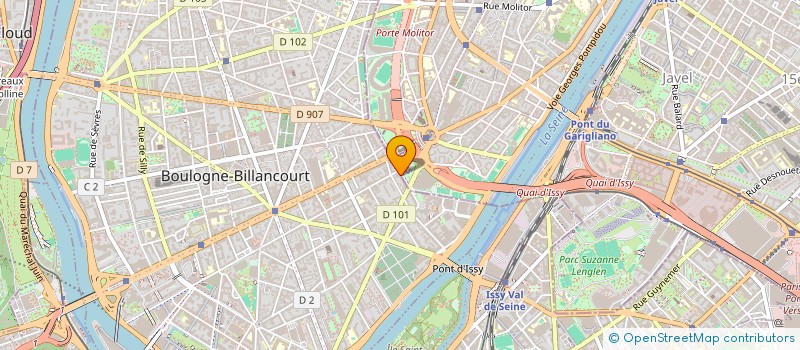 localisation de l'entreprise SAINT-PERE INDIVISION  BOULOGNE-BILLANCOURT