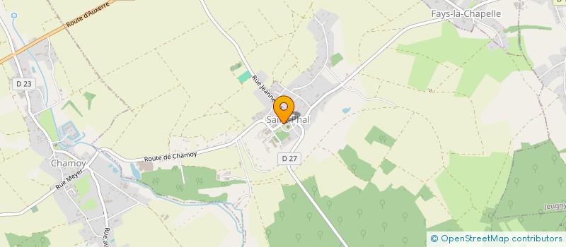 localisation de l'entreprise SAINT-PHALOIS'IRS ANIMATION  SAINT-PHAL