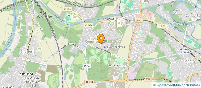 localisation de l'entreprise SAINT PIERRE  COUPVRAY