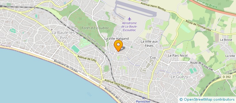 localisation de l'entreprise SAINT PIERRE  LA BAULE-ESCOUBLAC