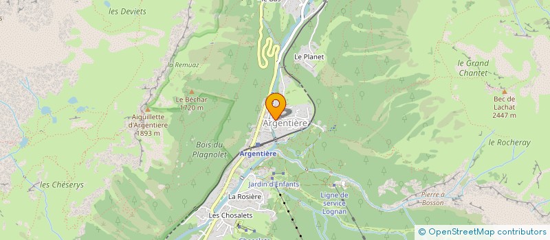 localisation de l'entreprise SAINT PIERRE à CHAMONIX-MONT-BLANC