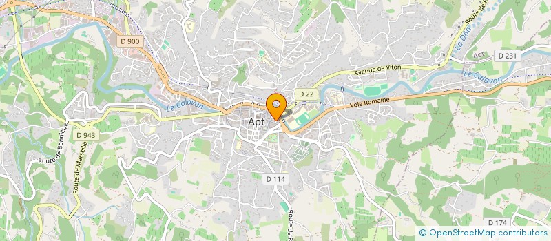 localisation de l'entreprise SAINT PIERRE  APT