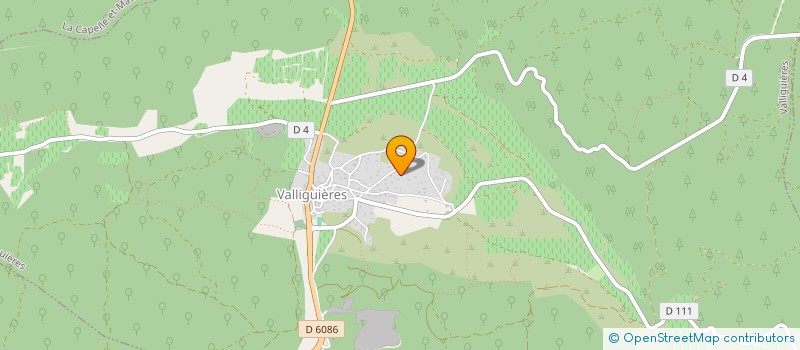 localisation de l'entreprise SAINT PIERRE  VALLIGUIERES