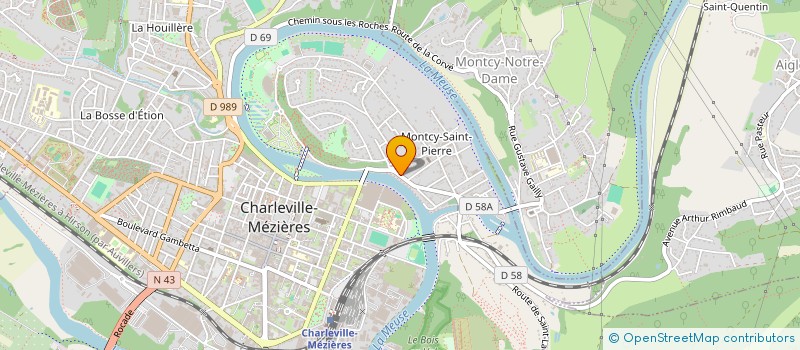 localisation de l'entreprise SAINT PIERRE à CHARLEVILLE-MEZIERES