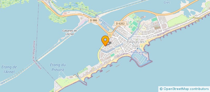 localisation de l'entreprise SAINT PIERRE à PALAVAS-LES-FLOTS