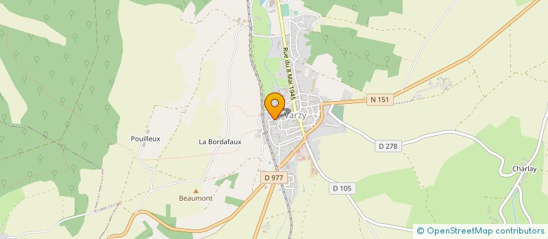 localisation de l'entreprise SAINT-PIERRE à VARZY