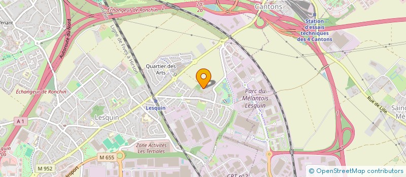 localisation de l'entreprise SAINT PIERRE à LESQUIN