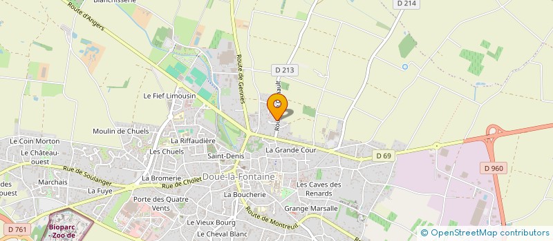 localisation de l'entreprise SAINT PIERRE  DOUE-EN-ANJOU