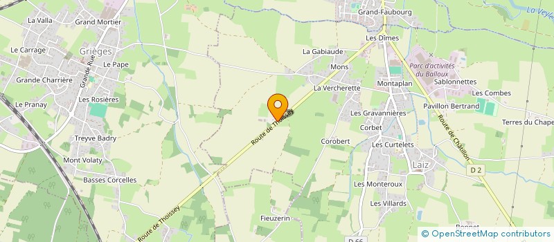 localisation de l'entreprise SAINT PIERRE à LAIZ