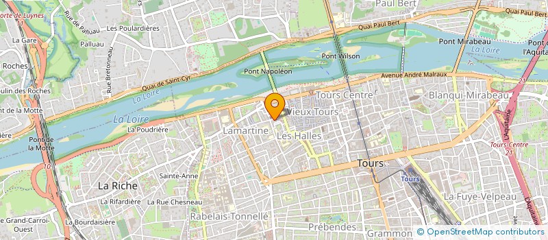 localisation de l'entreprise SAINT-PIERRE  TOURS