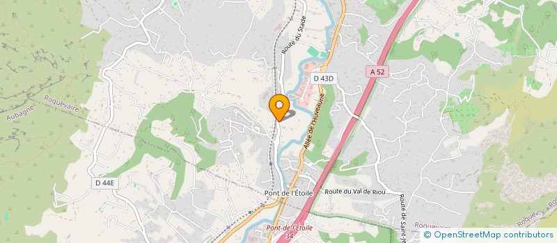 localisation de l'entreprise SAINT PIERRE  ROQUEVAIRE