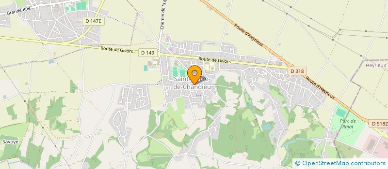 localisation de l'entreprise SAINT PIERRE ARTS  SAINT-PIERRE-DE-CHANDIEU