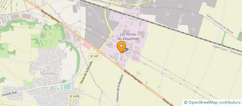 localisation de l'entreprise SAINT PIERRE AUTO à SAINT-PIERRE-DE-CHANDIEU