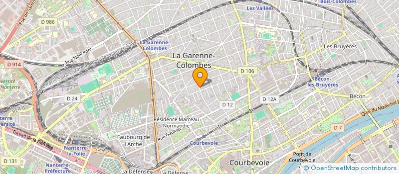 localisation de l'entreprise SAINT PIERRE D'ALBIEZ à LA GARENNE-COLOMBES