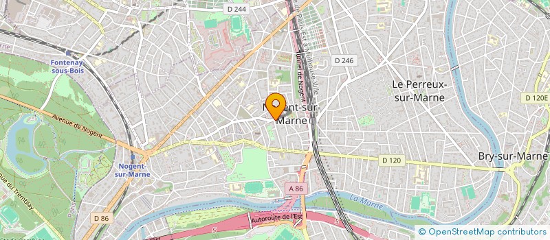 localisation de l'entreprise SAINT PIERRE DE LA GARE à NOGENT-SUR-MARNE