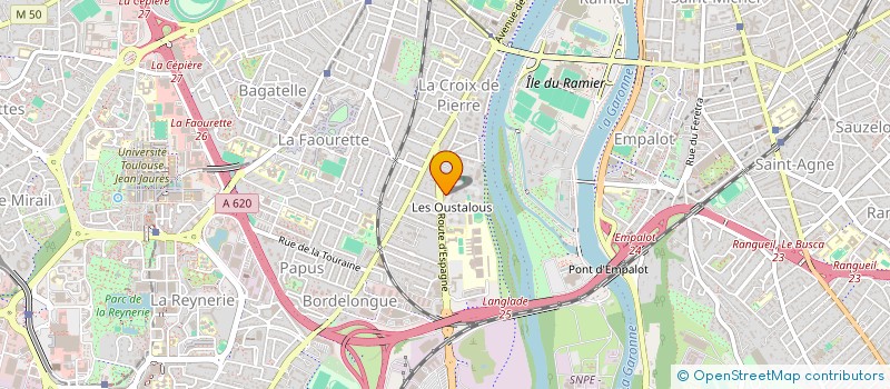 localisation de l'entreprise SAINT PIERRE ET  ASSOCIES  TOULOUSE