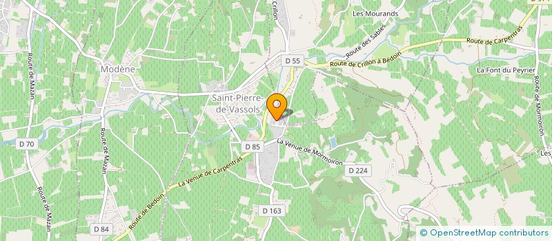 localisation de l'entreprise SAINT PIERRE ETUDES à SAINT-PIERRE-DE-VASSOLS