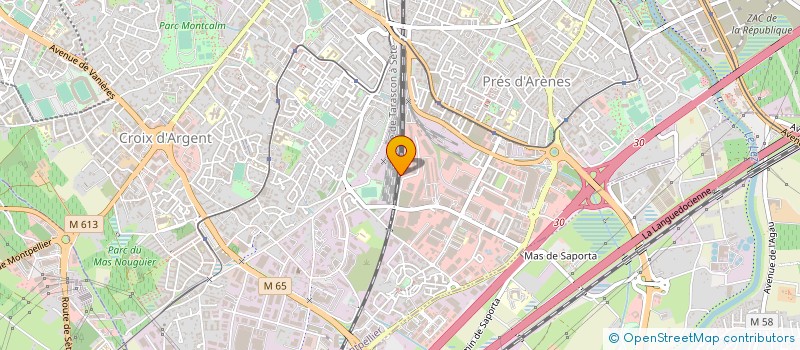 localisation de l'entreprise SAINT PIERRE EXPLOITATION à MONTPELLIER