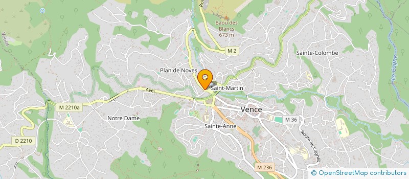 localisation de l'entreprise SAINT PIERRE IMMOBILIER  VENCE