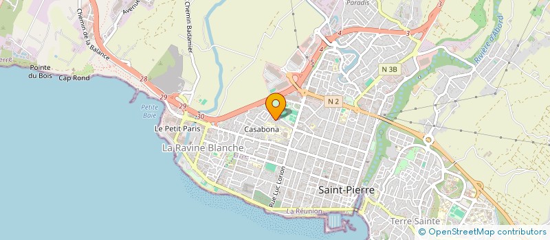 localisation de l'entreprise SAINT PIERRE JUDO à SAINT-PIERRE