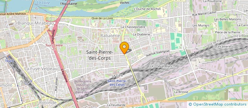 localisation de l'entreprise SAINT PIERRE MARKET,  SAINT-PIERRE-DES-CORPS