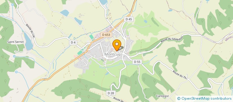 localisation de l'entreprise SAINT-PIERRE TERRASEMENTS à MONTLAUZUN