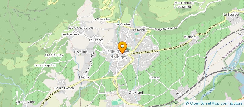 localisation de l'entreprise SAINT PIERRE VIANDES à SAINT PIERRE D'ALBIGNY