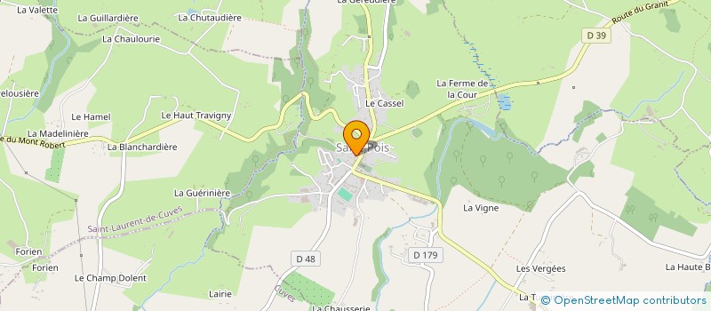 localisation de l'entreprise SAINT POIS RUGBY A XIII  SAINT-POIS