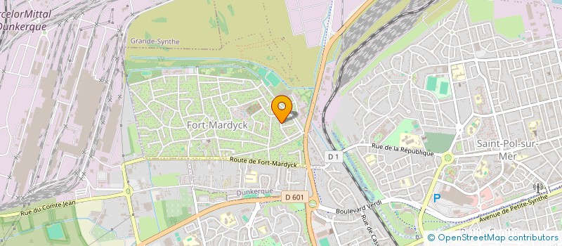 localisation de l'entreprise SAINT POL SUR MER NATATION à DUNKERQUE